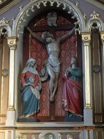 Hochaltar Jesus, Maria und Johannes Schoeneberg